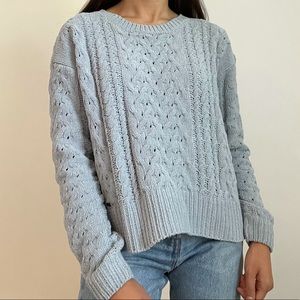 Baby Blue Aeropostale Knit Sweater